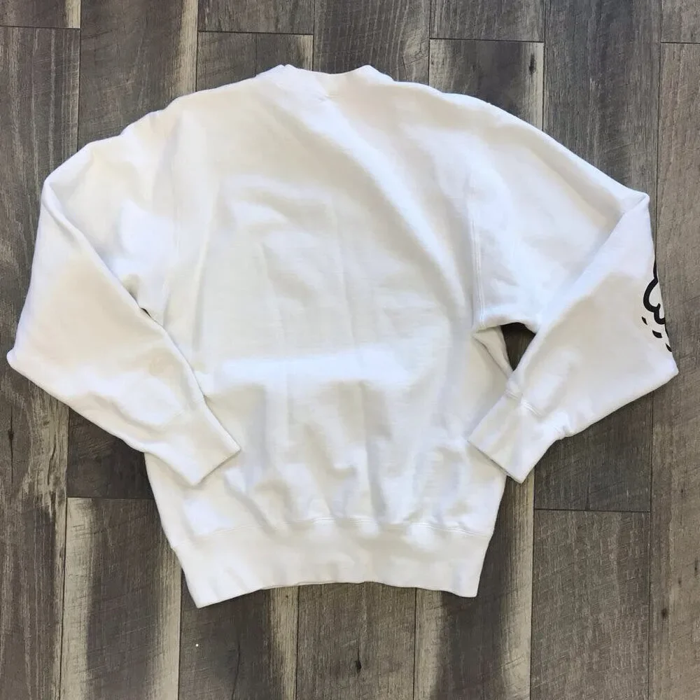 LACOSTE WHITE CROCODILE CREWNECK-XS - Picture 2 of 3